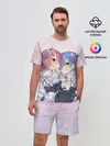 Мужской костюм с шортами / Re:Zero, Рам и Рем