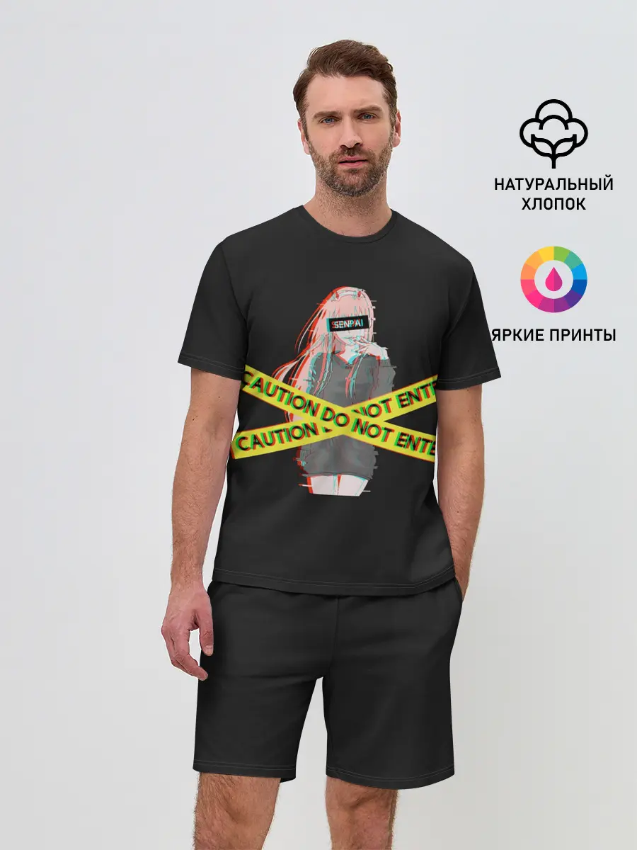 Мужской костюм с шортами / Запрещенная Zero Two