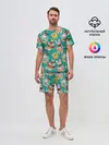Мужской костюм с шортами / Мопсы в пончиках