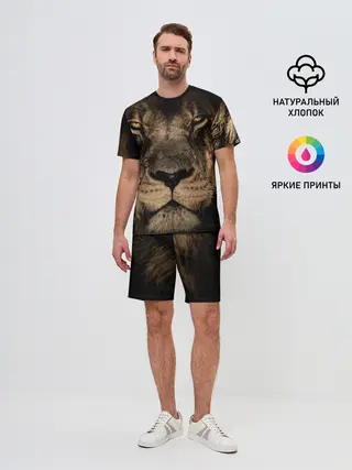 Мужской костюм с шортами / Лев