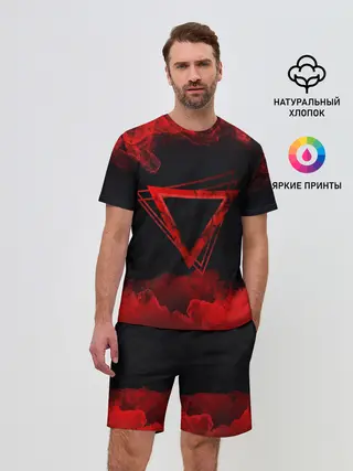 Мужской костюм с шортами / FIRE