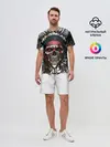 Мужской костюм с шортами / Череп индейца
