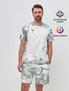 Мужской костюм с шортами / разбитое стекло