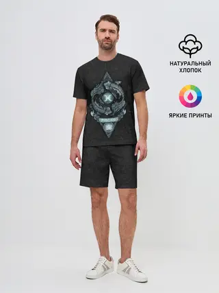Мужской костюм с шортами / РЫБЫ