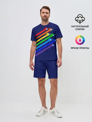 Мужской костюм с шортами / Among Us