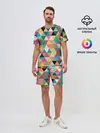 Мужской костюм с шортами / хипстерский паттерн