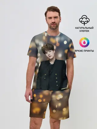 Мужской костюм с шортами / MIN YOONGI