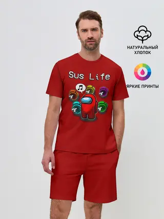 Мужской костюм с шортами / Sus Life