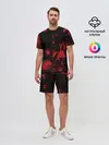 Мужской костюм с шортами / Пятна кровавой краски