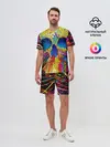 Мужской костюм с шортами / Череп