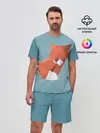 Мужской костюм с шортами / лиса