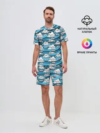 Мужской костюм с шортами / КИМОНО ТАНДЖИРО