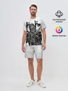 Мужской костюм с шортами / Кайман с мечами Дорохедоро