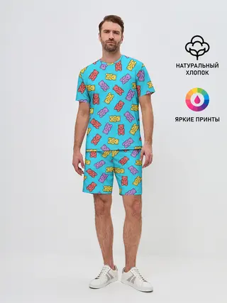 Мужской костюм с шортами / Мармеладные мишки