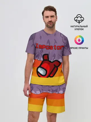 Мужской костюм с шортами / AMONG US