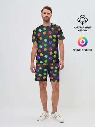 Мужской костюм с шортами / Among Us