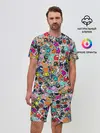 Мужской костюм с шортами / Among Us sticker bombing