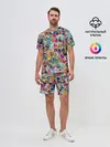 Мужской костюм с шортами / Among Us sticker bombing