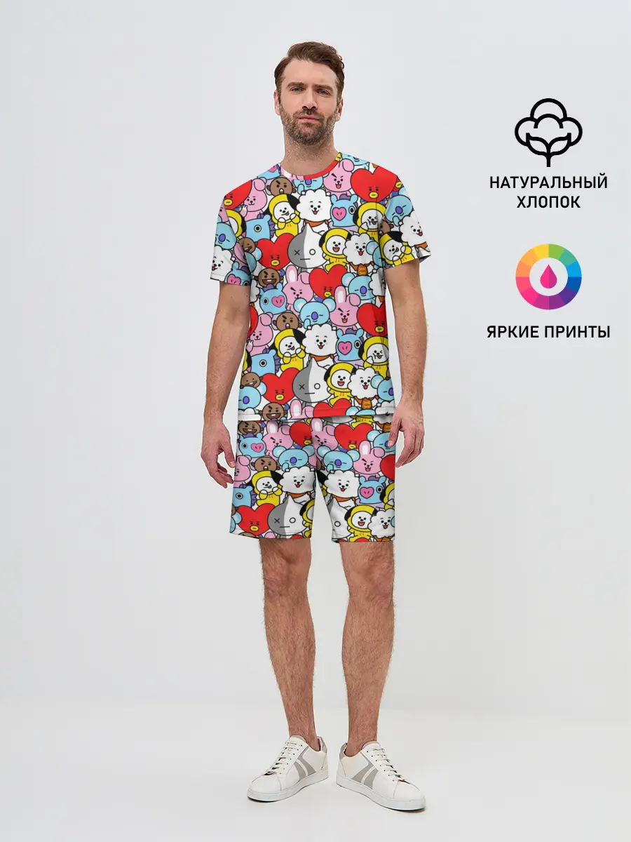 Мужской костюм с шортами / BT21 / BTS
