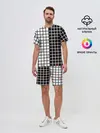Мужской костюм с шортами / Разносторонняя сетка Fumrre