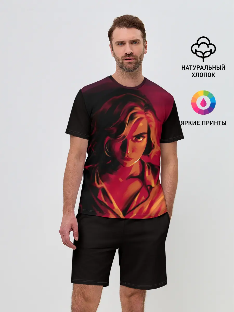 Мужской костюм с шортами / Ход Королевы