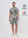 Мужской костюм с шортами / Граффити