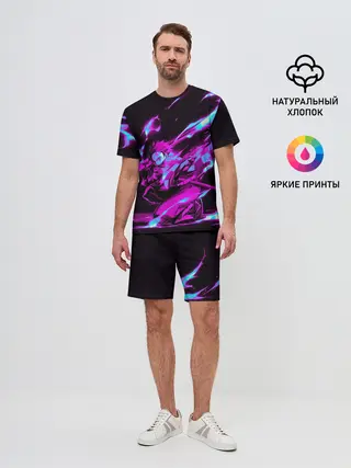 Мужской костюм с шортами / НЕОНОВЫЙ ТАНДЖИРО