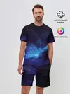 Мужской костюм с шортами / Космос