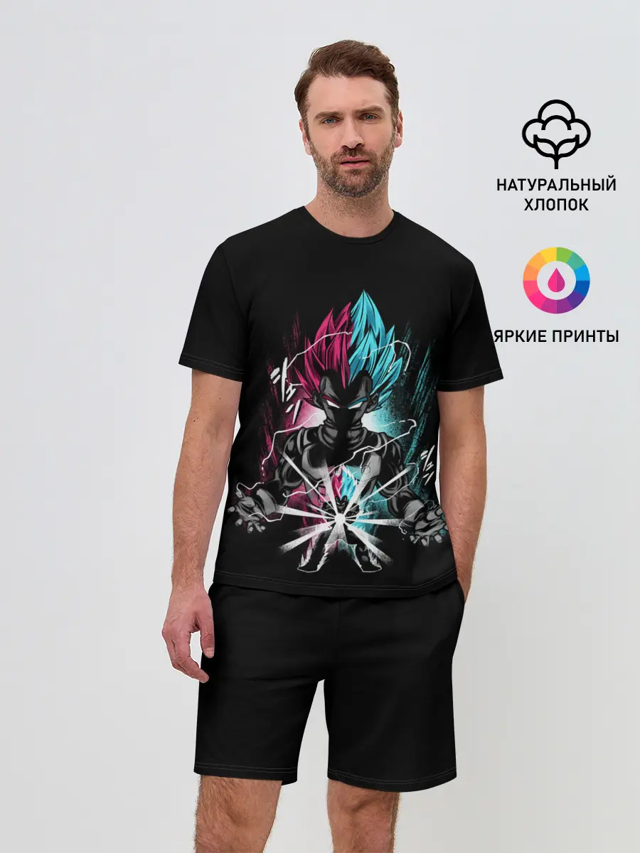 Мужской костюм с шортами / Аниме Жемчуг Дракона