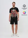 Мужской костюм с шортами / Cyber Oni Samurai