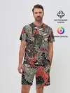 Мужской костюм с шортами / Самурай