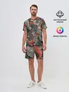Мужской костюм с шортами / Самурай