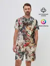 Мужской костюм с шортами / Самурай