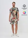 Мужской костюм с шортами / Самурай