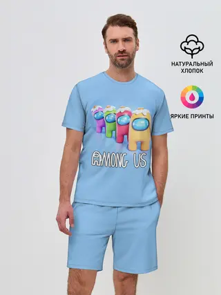 Мужской костюм с шортами / AMONG US