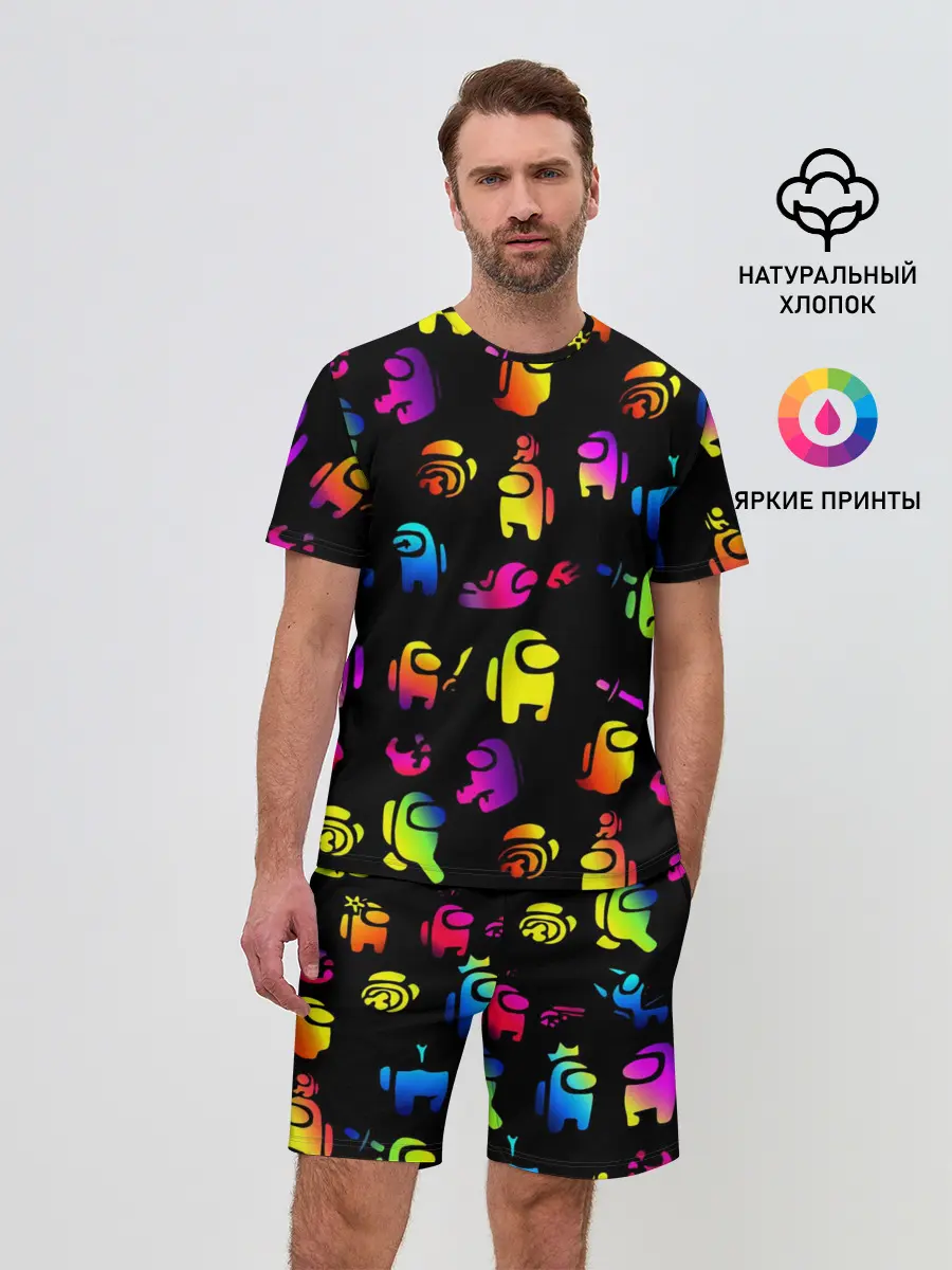 Мужской костюм с шортами / AMONG US