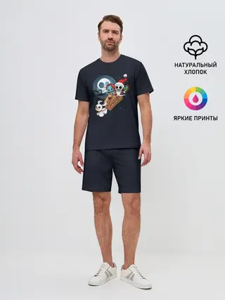 Мужской костюм с шортами / Дух Рождества