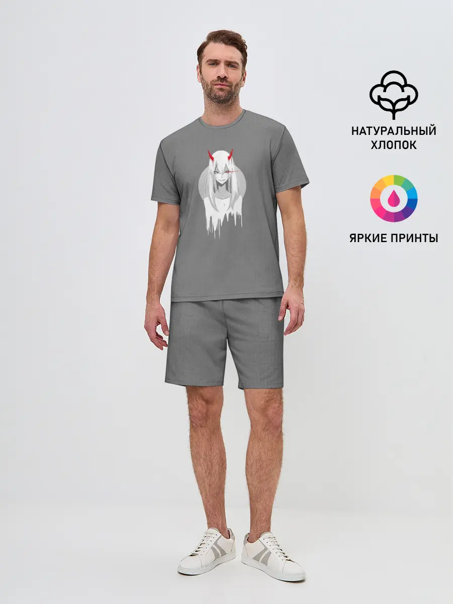 Мужской костюм с шортами / Убийца Напарников Zero Two