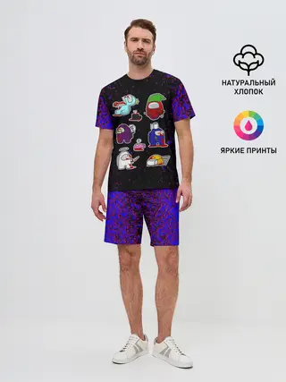 Мужской костюм с шортами / AMONG US