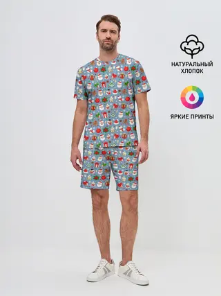 Мужской костюм с шортами / Новый Год