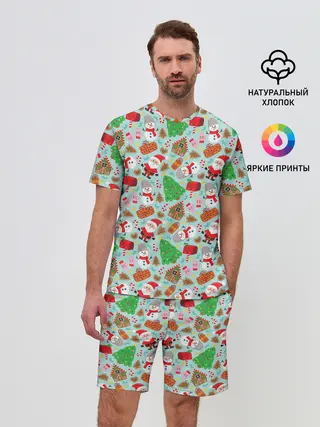 Мужской костюм с шортами / Новый Год