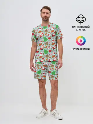 Мужской костюм с шортами / Новый Год