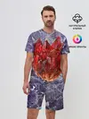 Мужской костюм с шортами / Роза инков