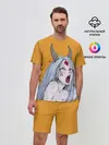 Мужской костюм с шортами / Ahegao Kaguya