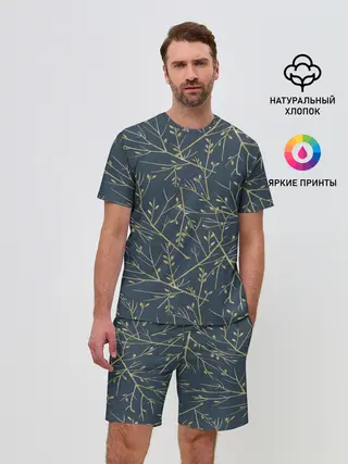 Мужской костюм с шортами / Ветви