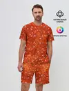 Мужской костюм с шортами / Красная икра