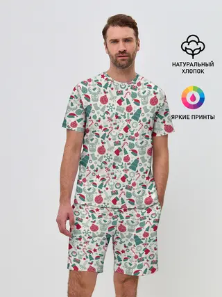Мужской костюм с шортами / Новогодняя Символика