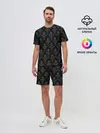 Мужской костюм с шортами / Готический рисунок