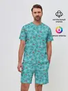 Мужской костюм с шортами / Новогодние Олени