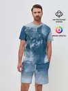 Мужской костюм с шортами / Красивый волк